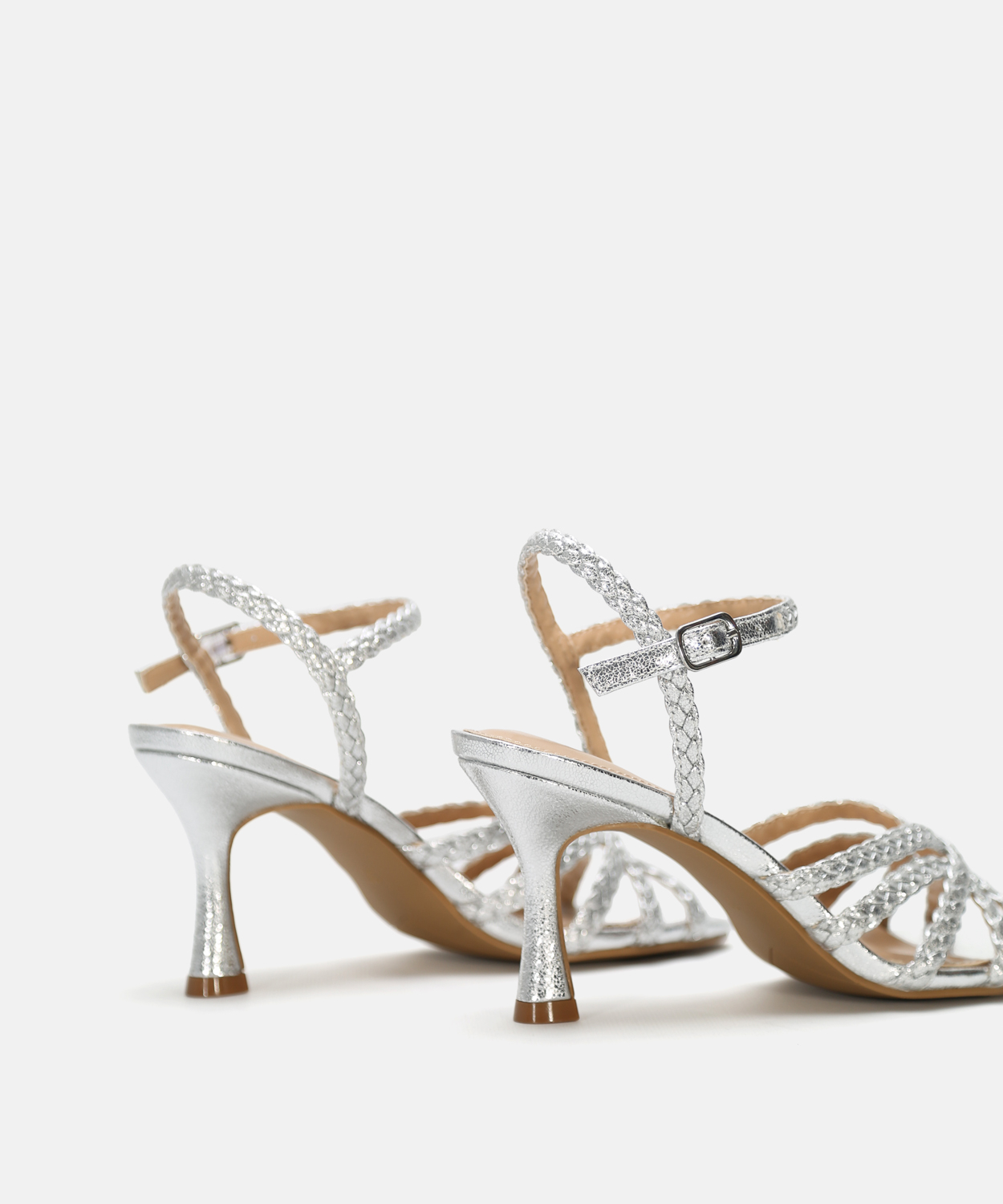 Sandalia tac&oacute;n trenzado image number null